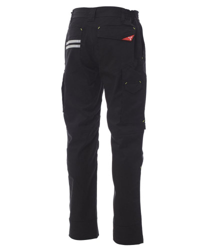 Pantalon de travail avec poches genouillères Noir - Noir