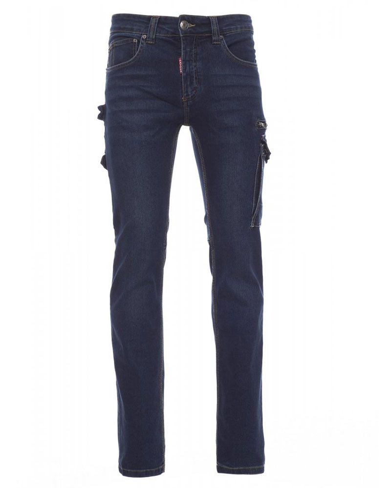 Jean multipoches Bleu denim