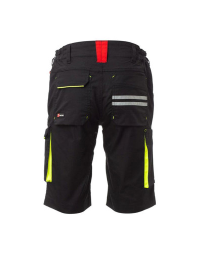 Bermuda de travail stretch Noir