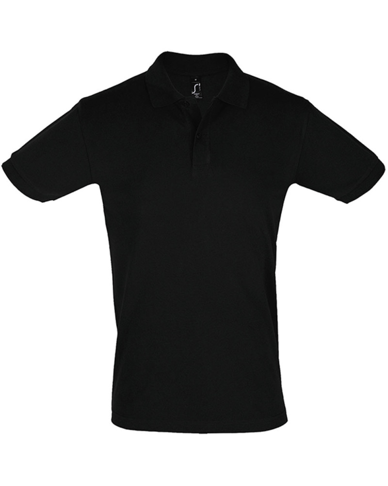 Polo 100% coton basic noir : notre basique pro