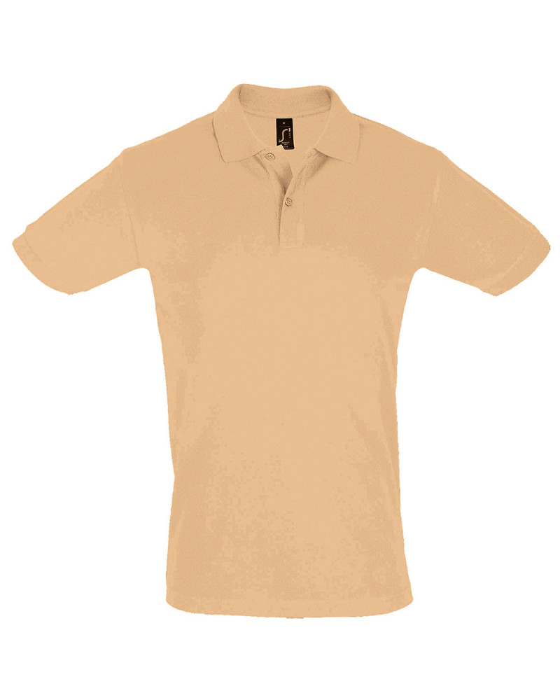 Polo 100% coton basic sable