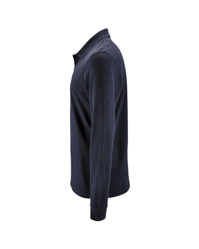 Polo coton basic manches longues french marine