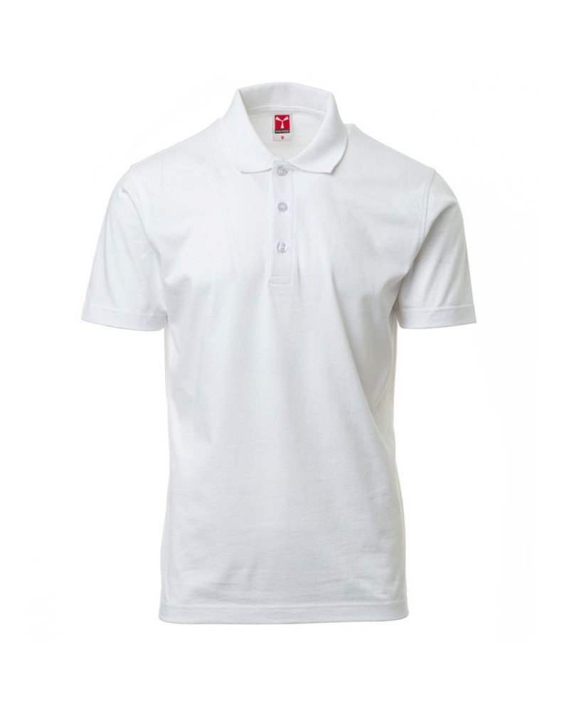 Polo jersey coton blanc