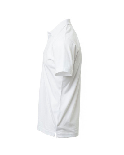 Polo jersey coton blanc