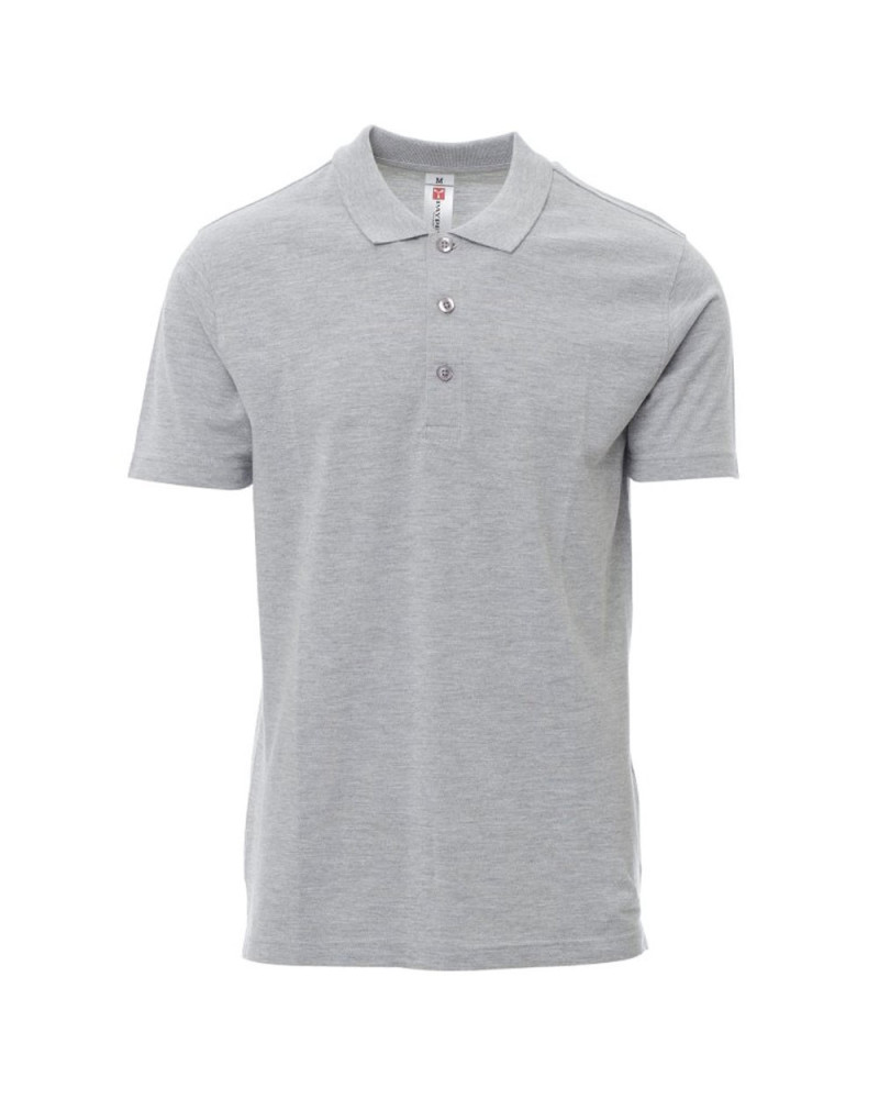 Polo jersey coton gris chiné : le confort du jersey