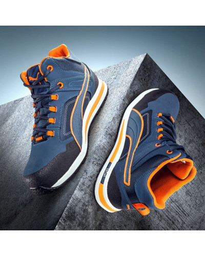 Chaussures de sécurité montantes CROSSTWIST Bleu Orange PUMA