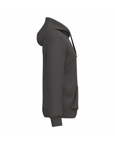 Sweat à capuche basique gris foncé