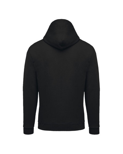 Veste sweat zippée à capuche noire