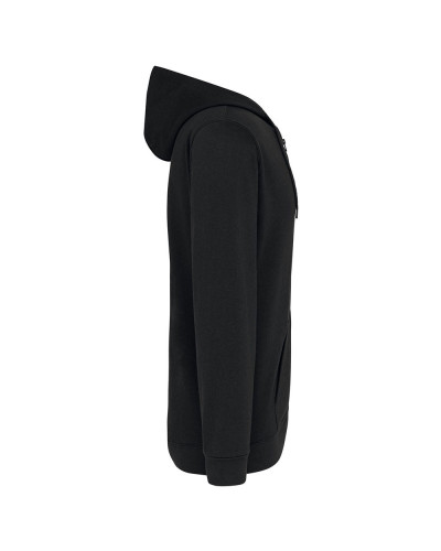 Veste sweat zippée à capuche noire