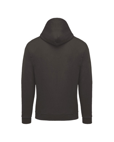 Veste sweat zippée à capuche gris foncé