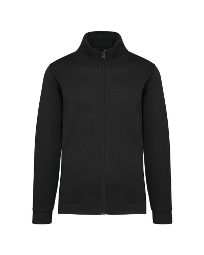 Veste sweat zippée noire