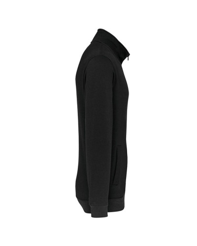 Veste sweat zippée noire