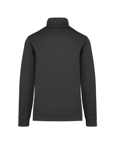 Veste sweat zippée gris foncé