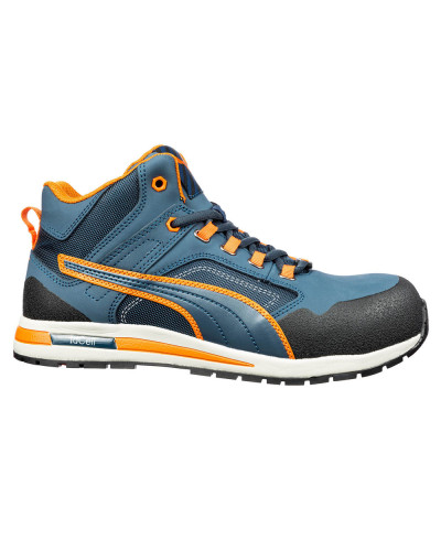 Chaussures de sécurité montantes CROSSTWIST Bleu Orange PUMA