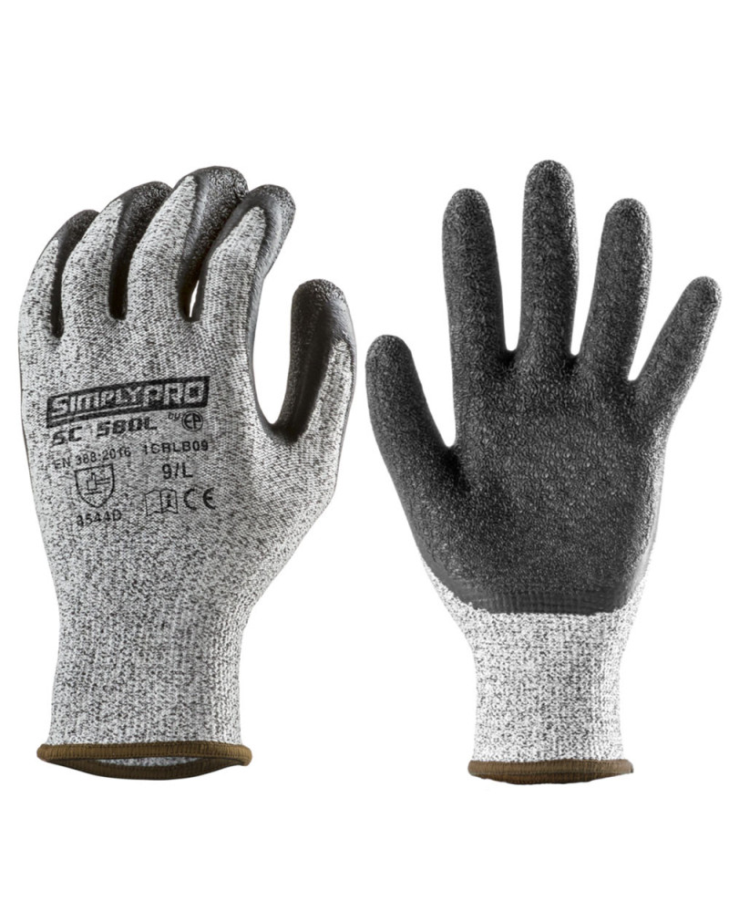 Gants anti-coupures Enduction LATEX CUT D