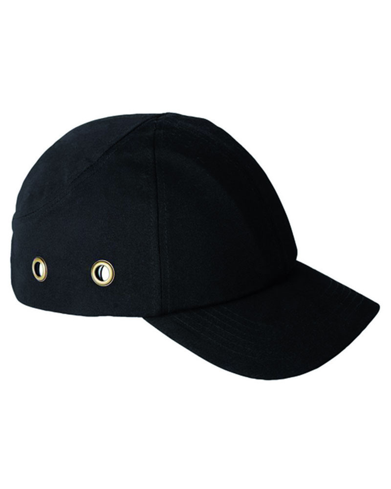 Casquette anti-heurt noire conforme EN 812