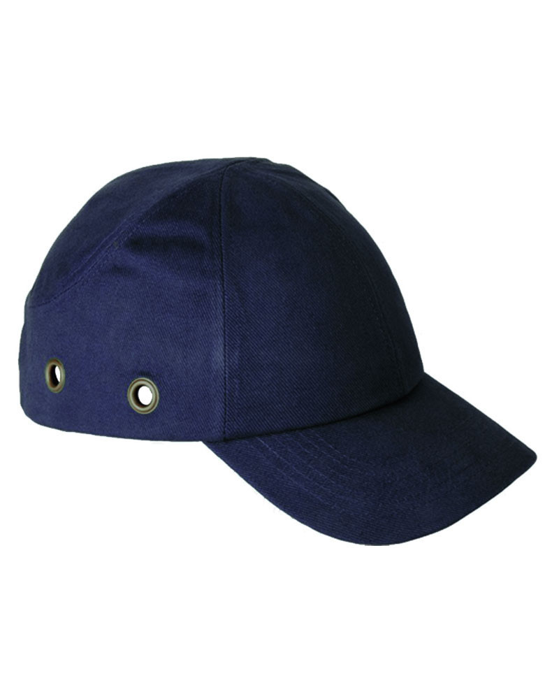 Casquette anti-heurt bleue conforme EN 812