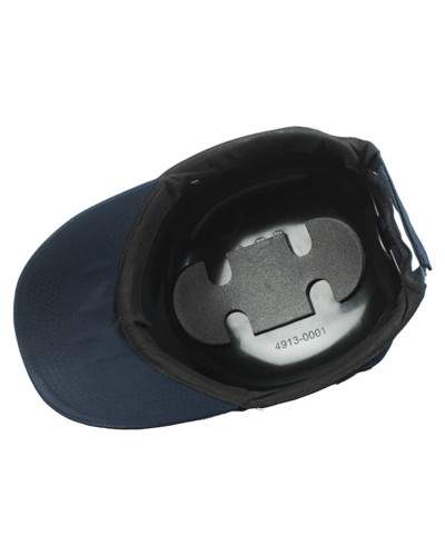 Casquette anti-heurt bleue conforme EN 812
