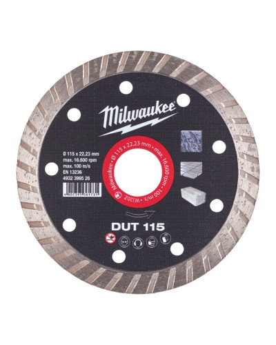 Disques Diamant Céramique et béton DUT 115 MM