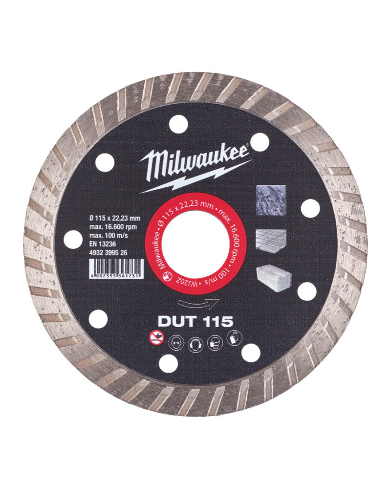 Disques Diamant Céramique et béton DUT 115 MM