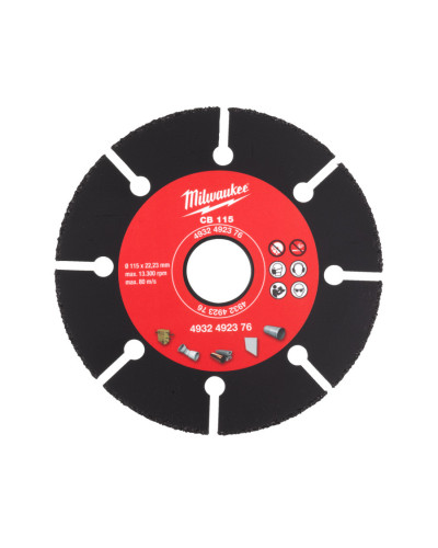 Disques Carbure PVC Bois Placo 115 MM