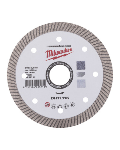 Disques Céramique SPEEDCROSS DHTi 115 MM