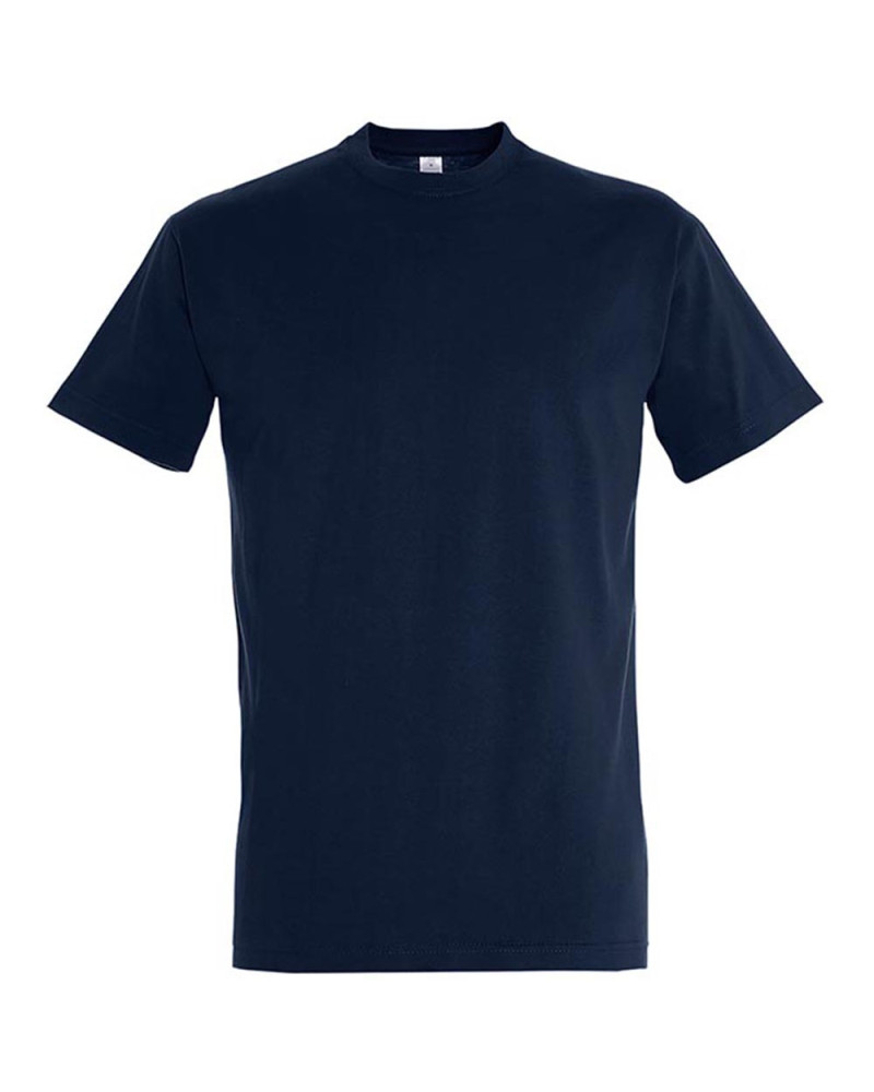 T-shirt basique coton manches courtes french marine : confort