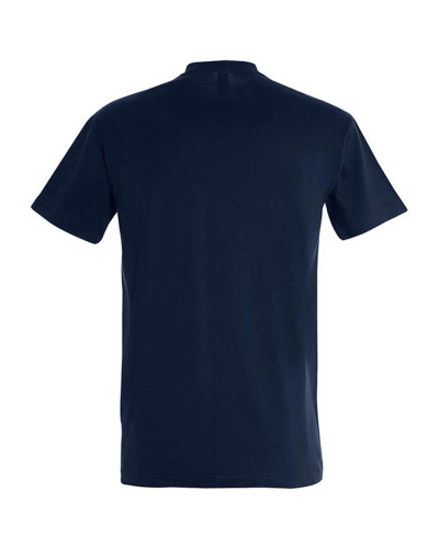 T-shirt basique coton manches courtes french marine : confort