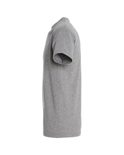 T-shirt basique coton manches courtes gris chiné : confort