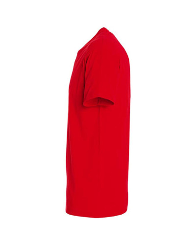 T-shirt basique coton manches courtes rouge : confort