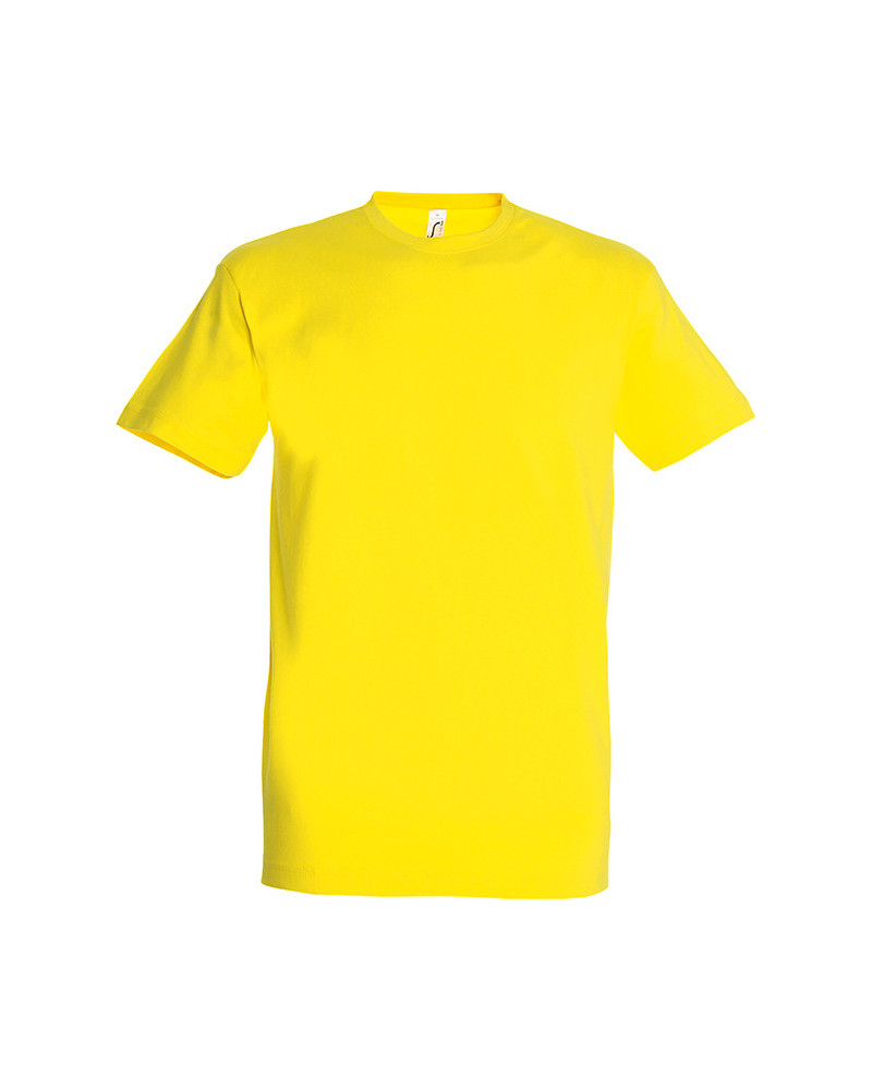 T-shirt basique coton manches courtes citron : confort