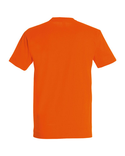 T-shirt basique coton manches courtes orange : confort
