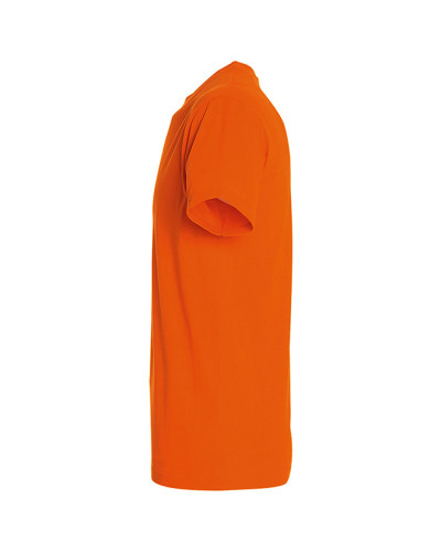 T-shirt basique coton manches courtes orange : confort