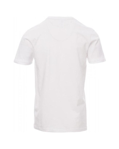T-shirt blanc à col V 100% coton qui allie durabilité et confort