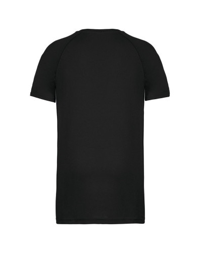 T-shirt technique manches courtes noir ultra résistant