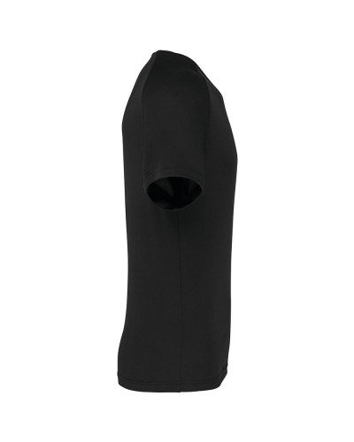T-shirt technique manches courtes noir ultra résistant