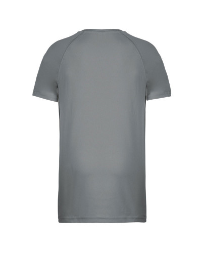 T-shirt technique manches courtes fine grey ultra résistant