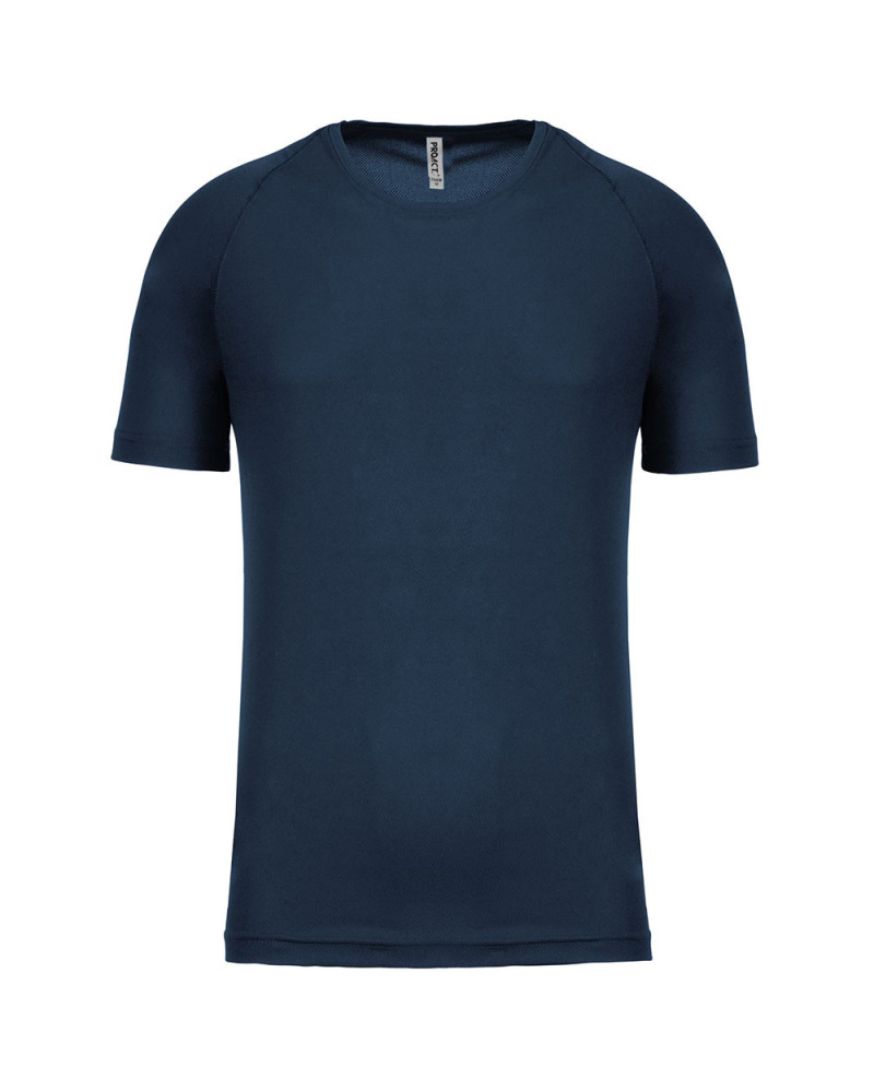T-shirt technique manches courtes sporty navy ultra résistant