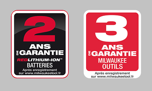 GARANTIE MILWAUKEE 3 ANS
