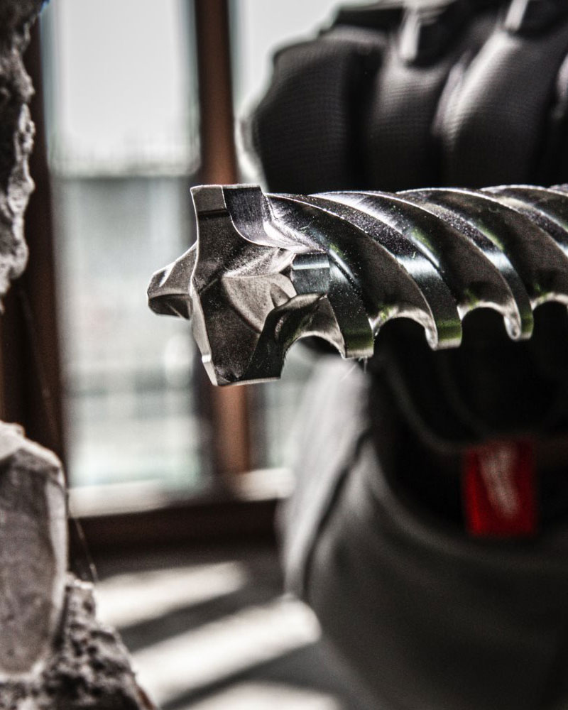 Foret béton 4 taillants carbure SDS Plus